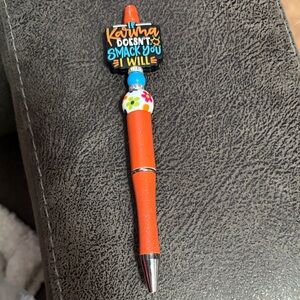 Orange Decorative Pen